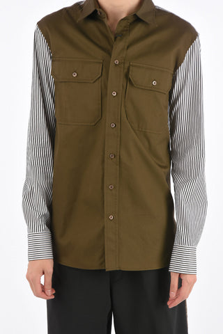 Loose Fit Shirt with Striped Details