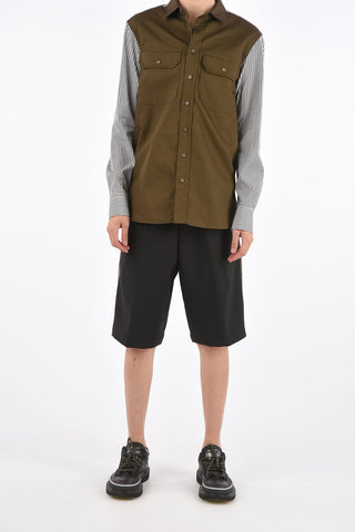 Loose Fit Shirt with Striped Details