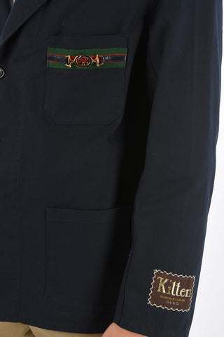 MAISON DE L'AMOUR blazer in cotone senza spacchi
