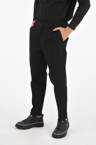 Mid-rise waist P-CHARLIE belt loops trousers