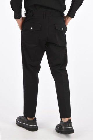 Mid-rise waist P-CHARLIE belt loops trousers