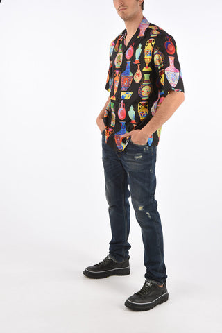 Short sleeve americana fit shirt