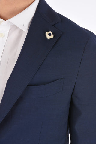 Wool Unlined Jetted Pocket Blazer