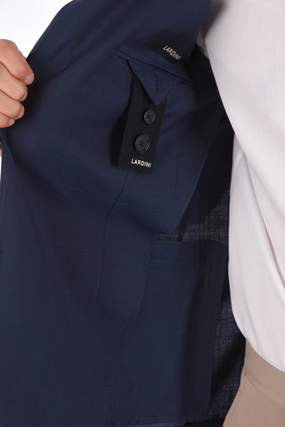 Wool Unlined Jetted Pocket Blazer