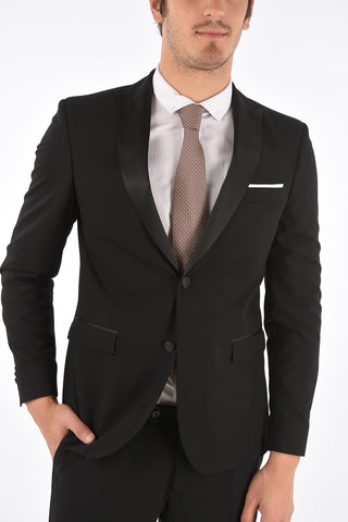 Lined Peaked Lapel Suit