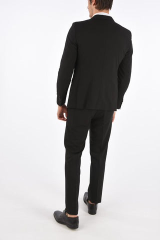 Lined Peaked Lapel Suit
