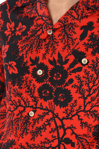 Printed short sleeve shirt