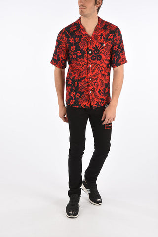 Printed short sleeve shirt