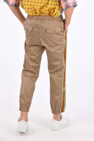 Mid-rise waist pants with Ankle Zip
