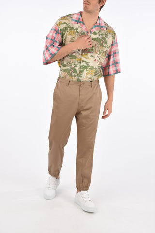 Mid-rise waist pants with Ankle Zip