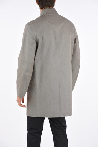 houndstooth balmacaan coat