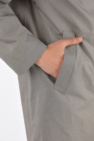 houndstooth balmacaan coat