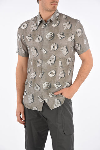 DANIEL ARSHAM short sleeve printed shirt