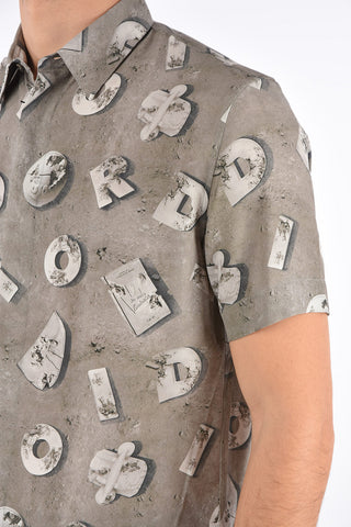 DANIEL ARSHAM short sleeve printed shirt