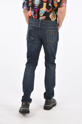 17cm comfort fit distressed jeans