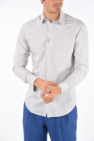 Camicia Collo Francese a Righe