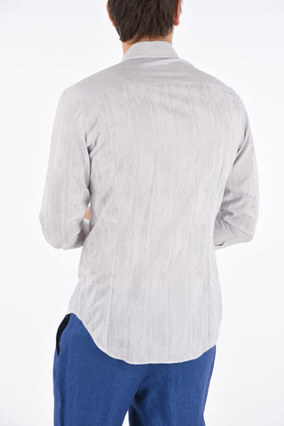 Camicia Collo Francese a Righe
