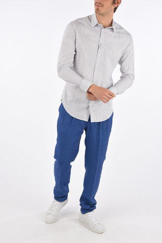 Camicia Collo Francese a Righe