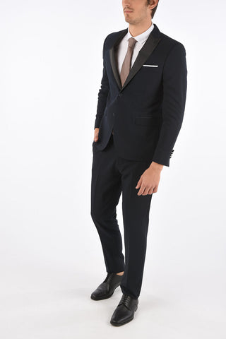 Lined Peaked Lapel Suit