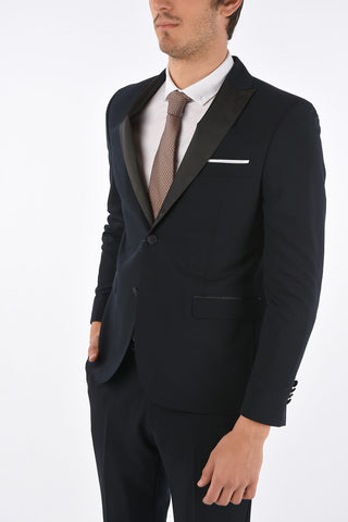 Lined Peaked Lapel Suit