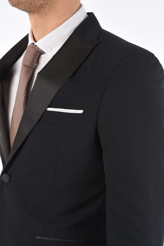 Lined Peaked Lapel Suit