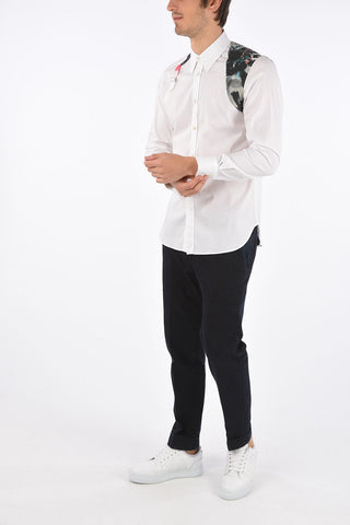 camicia popeline collo italiano