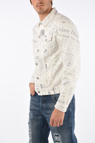 DANIEL ARSHAM printed denim jacket