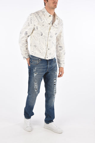 DANIEL ARSHAM printed denim jacket
