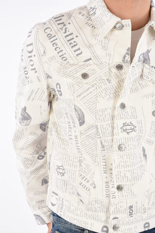 DANIEL ARSHAM printed denim jacket