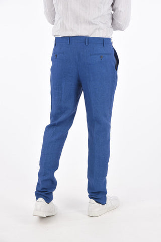Double Pleat Linen Pants