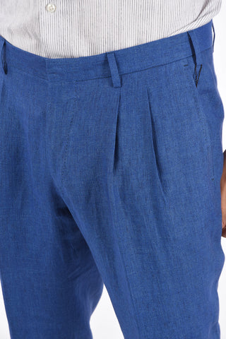 Double Pleat Linen Pants