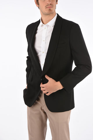 Wool Shawl Lapel Blazer