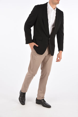 Wool Shawl Lapel Blazer