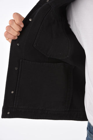 Multi piping details denim jacket