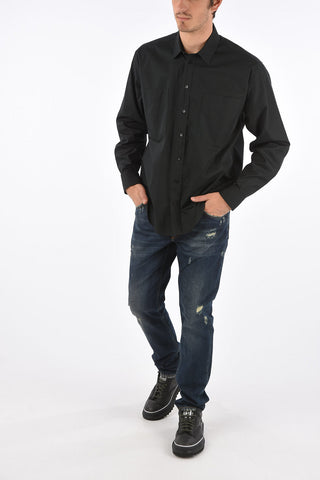 COUTURE! popeline spread collar shirt