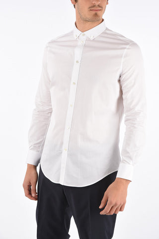 long sleeve button-down collar shirt