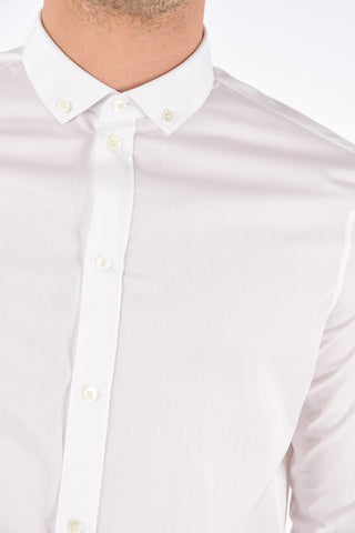 long sleeve button-down collar shirt