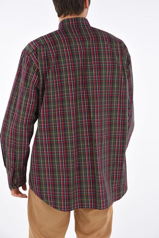 camicia tartan button-down