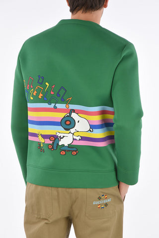 embroidered crew-neck sweatshirt