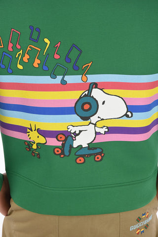 embroidered crew-neck sweatshirt