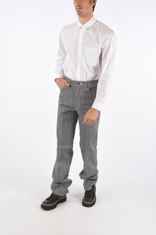awning striped 5 pocket pants