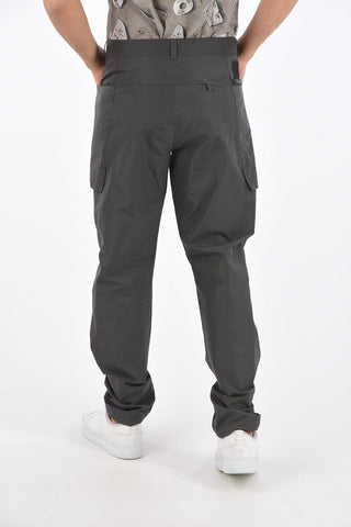 pantalone cargo in nylon e cotone