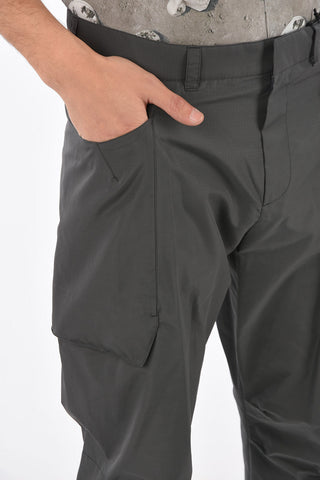 pantalone cargo in nylon e cotone