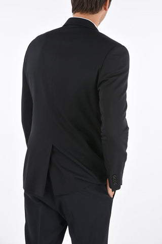 Virgin Wool Flap Pocket Blazer