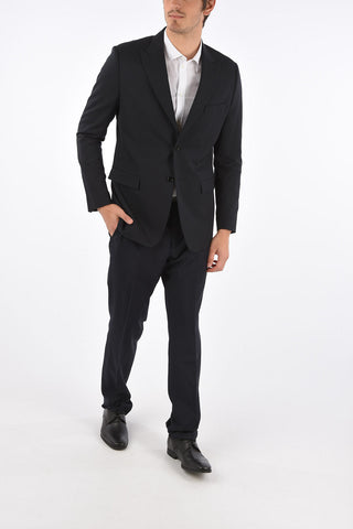 Virgin Wool Flap Pocket Blazer
