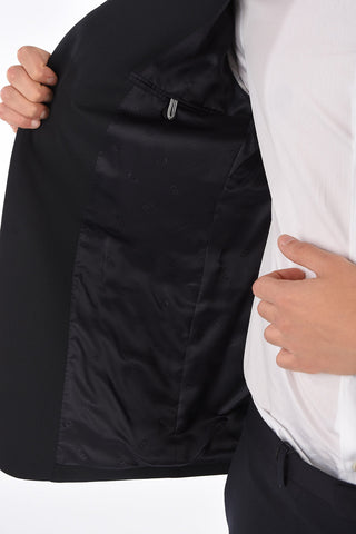 Virgin Wool Flap Pocket Blazer