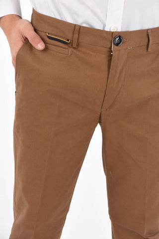 Mid-rise waist cuffed hem MARK chinos pants