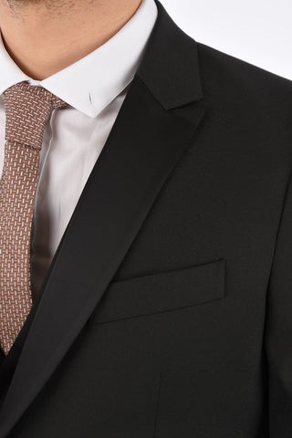 3 Pieces Peaked Lapel Suit