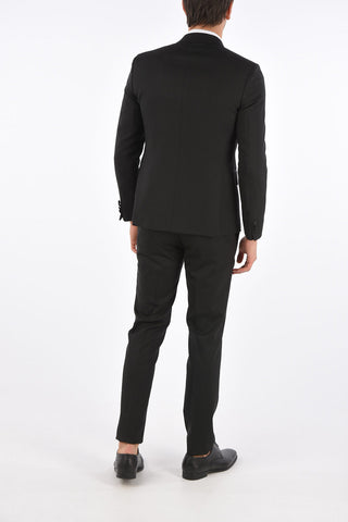 3 Pieces Peaked Lapel Suit