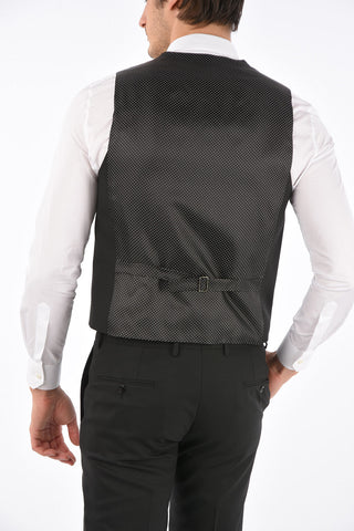 3 Pieces Peaked Lapel Suit